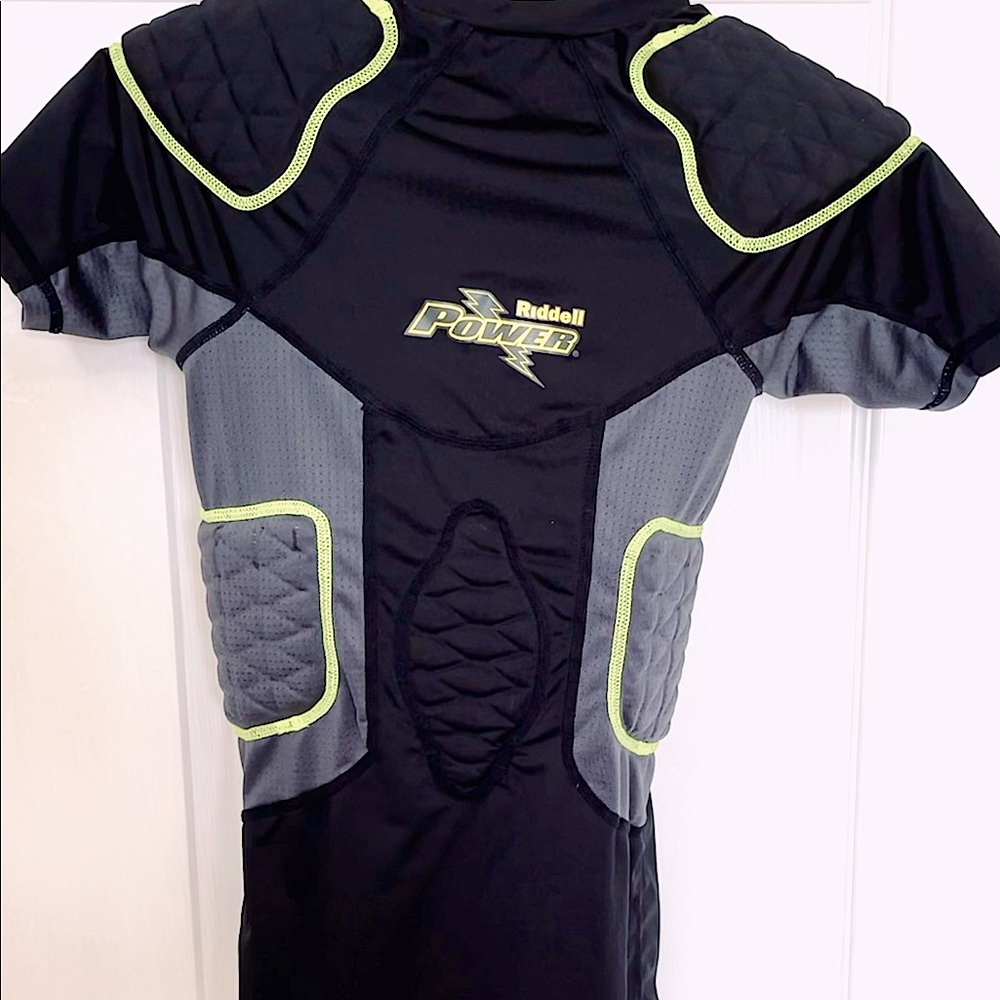 Riddle football compression shirt Youth Medium